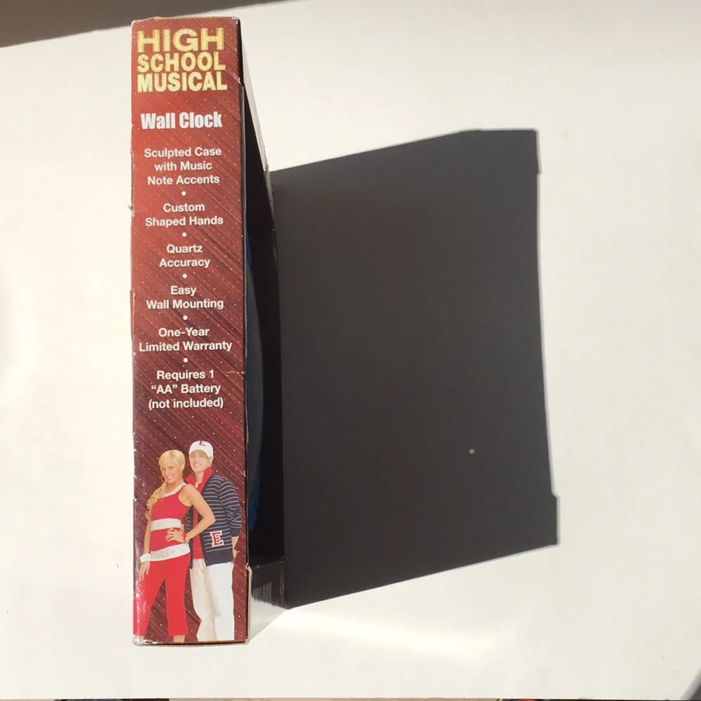 FINAL MARKDOWN Disney high school musical wall clock nib